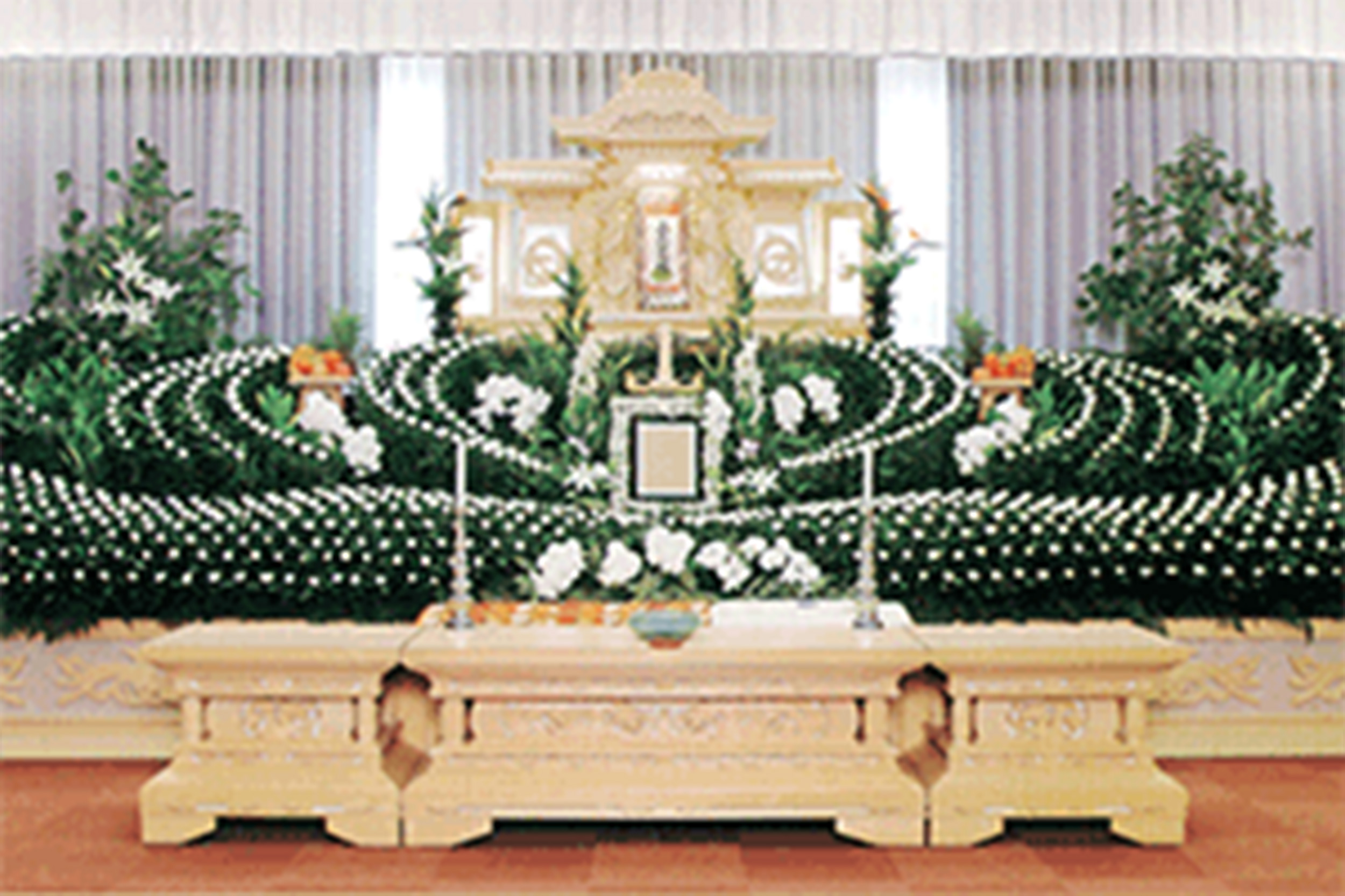 200万円コース 200万円コースの祭壇例です。